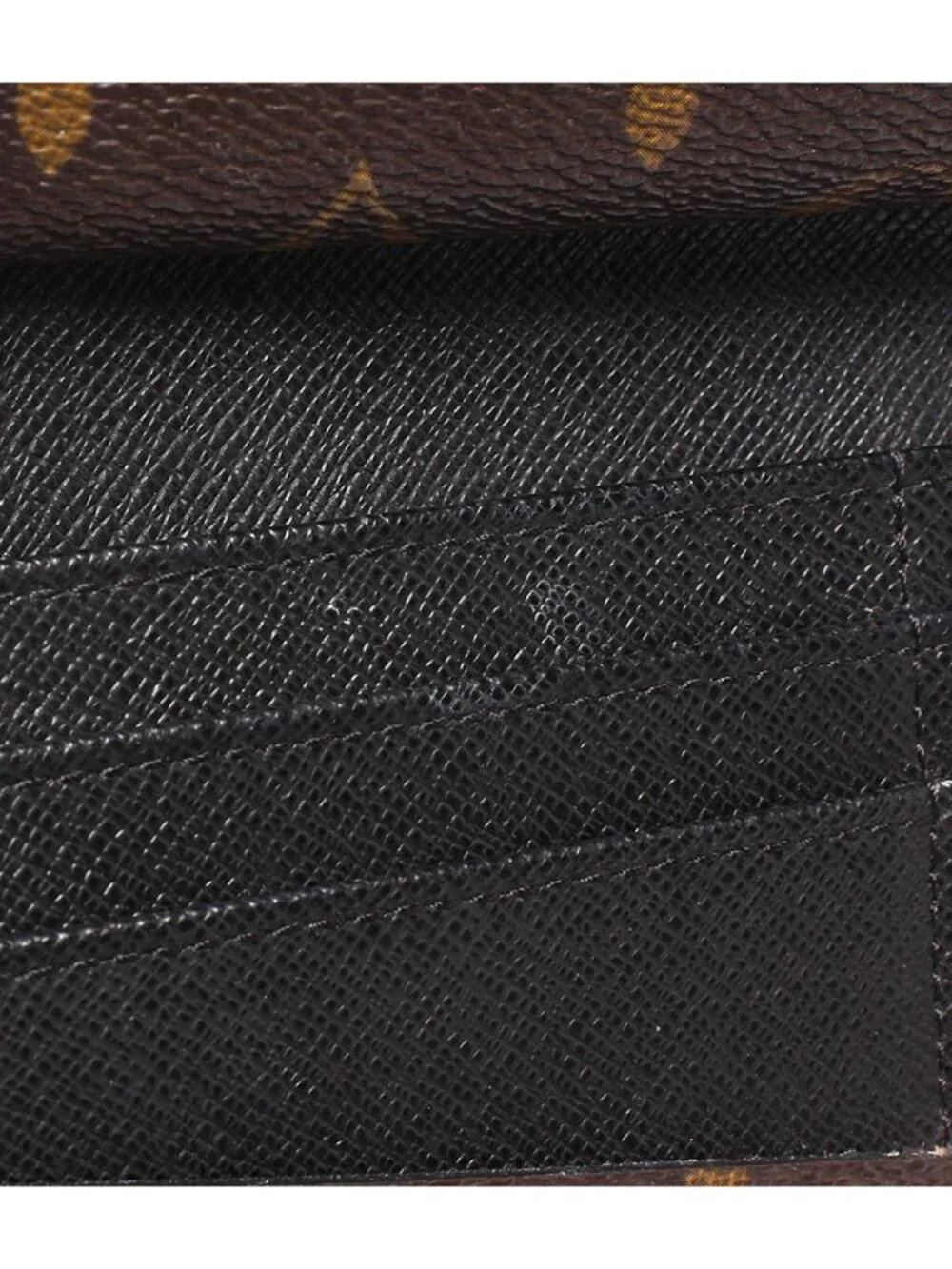 Louis Vuitton Trifold Wallet Portefeuille Long Monogram Macassar